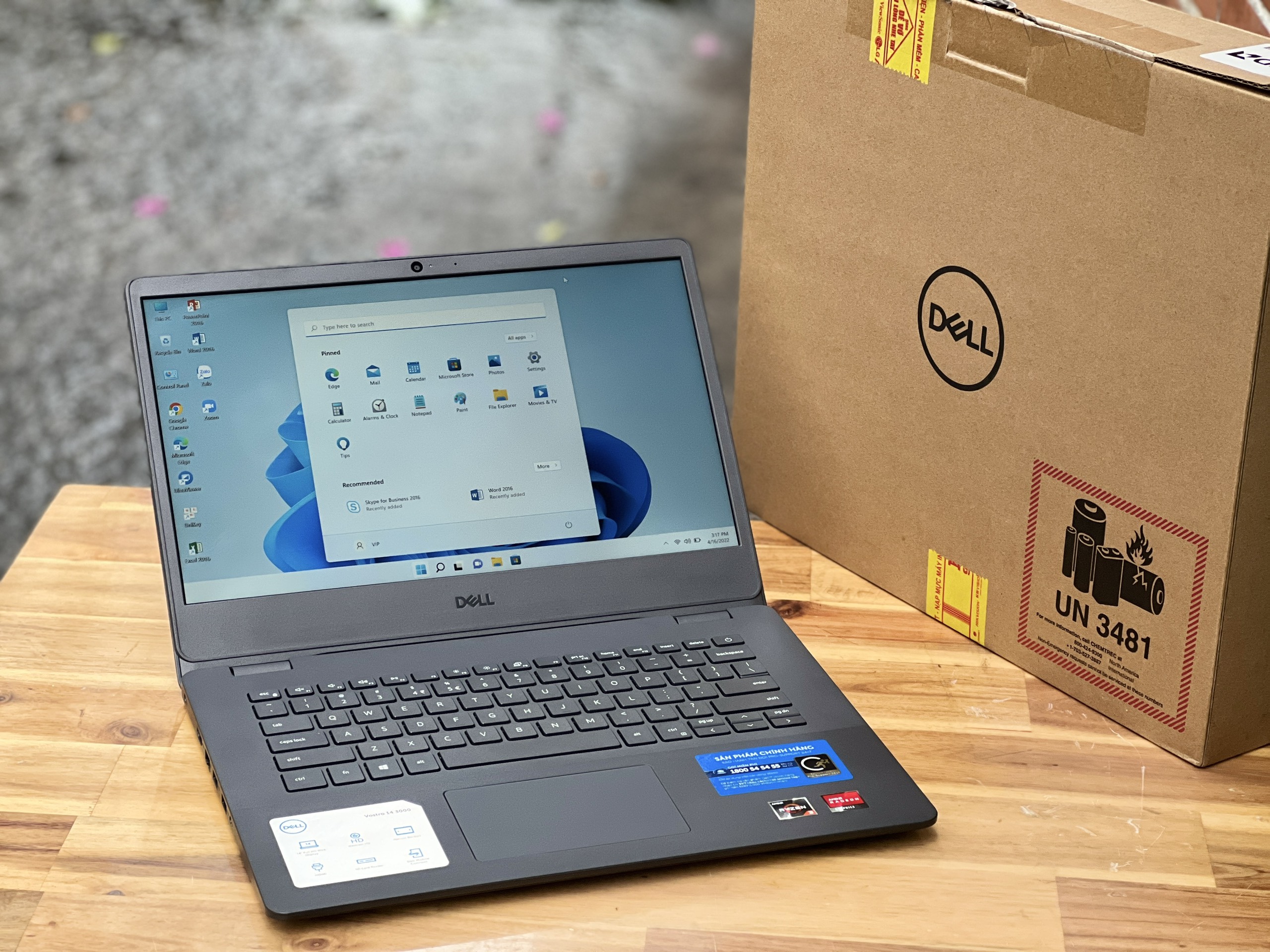Laptop Dell Vostro V3405 Ryzen 3 3250/ SSD256/ Full HD/ 14.0inch/ Viền Mỏng/ Vga AMD Radeon/ Giá rẻ2