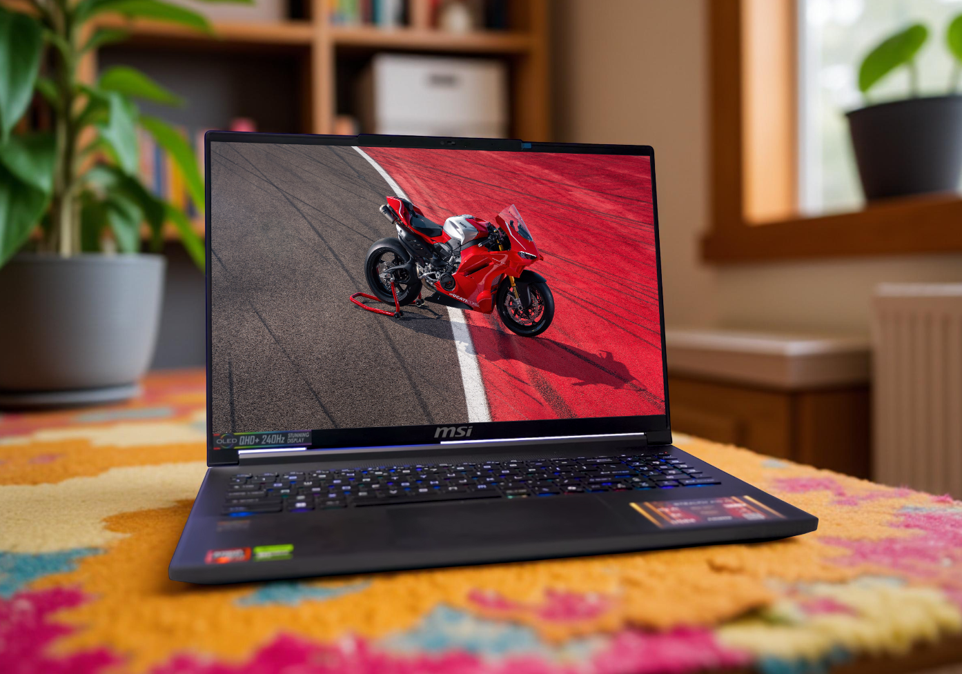 LAPTOP MSI STEALTH A16 AI+ RYZEN AI 9 365 RTX 4070 8GB 16INCH QHD 240HZ GAMING VỎ NHÔM CAO CẤP GIÁ RẺ2