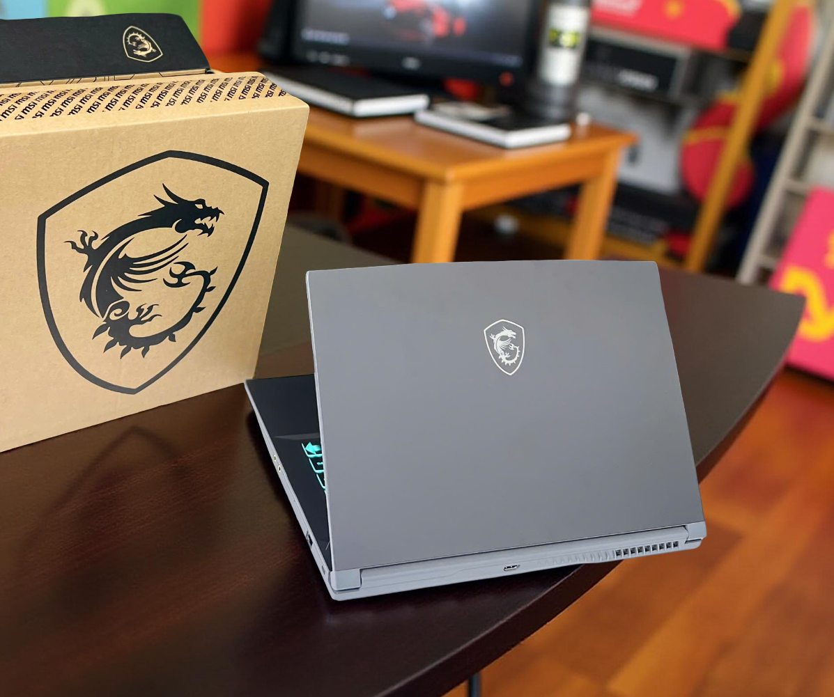 LAPTOP MSI THIN 15 B12UCX i5 12450H RTX 2050 4GB 15.6INCH FHD 144Hz LED XANH GAMING VỎ NHÔM GIÁ RẺ1