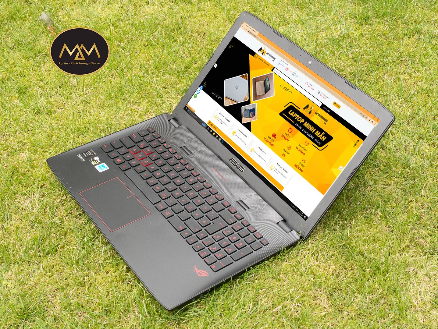 Asus Gaming GL552/ i5 6300HQ/ Ram 8G/ SSD128 + 500G/ GTX 950M 4G/ 15.6inch/ LED ĐỎ/ Chuyên Game/ Giá rẻ