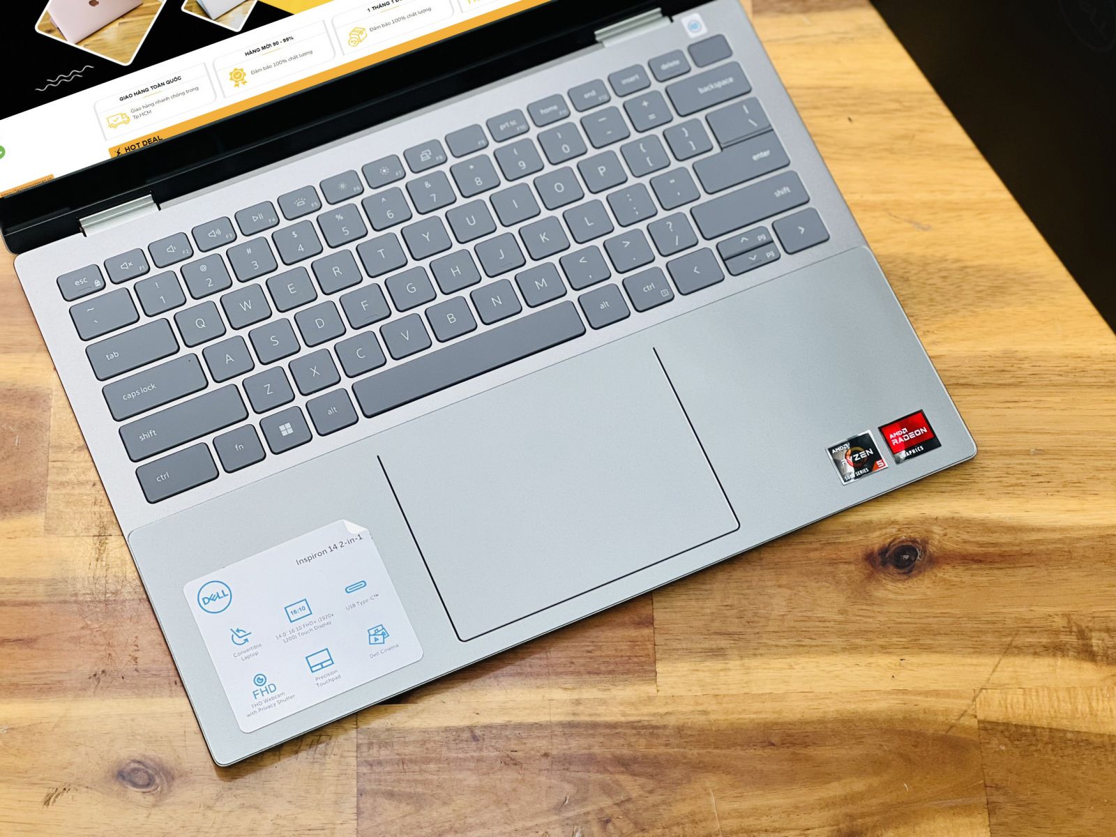 DELL INSPIRON 7425 2IN1 RYZEN 5 5625U GIÁ RẺ