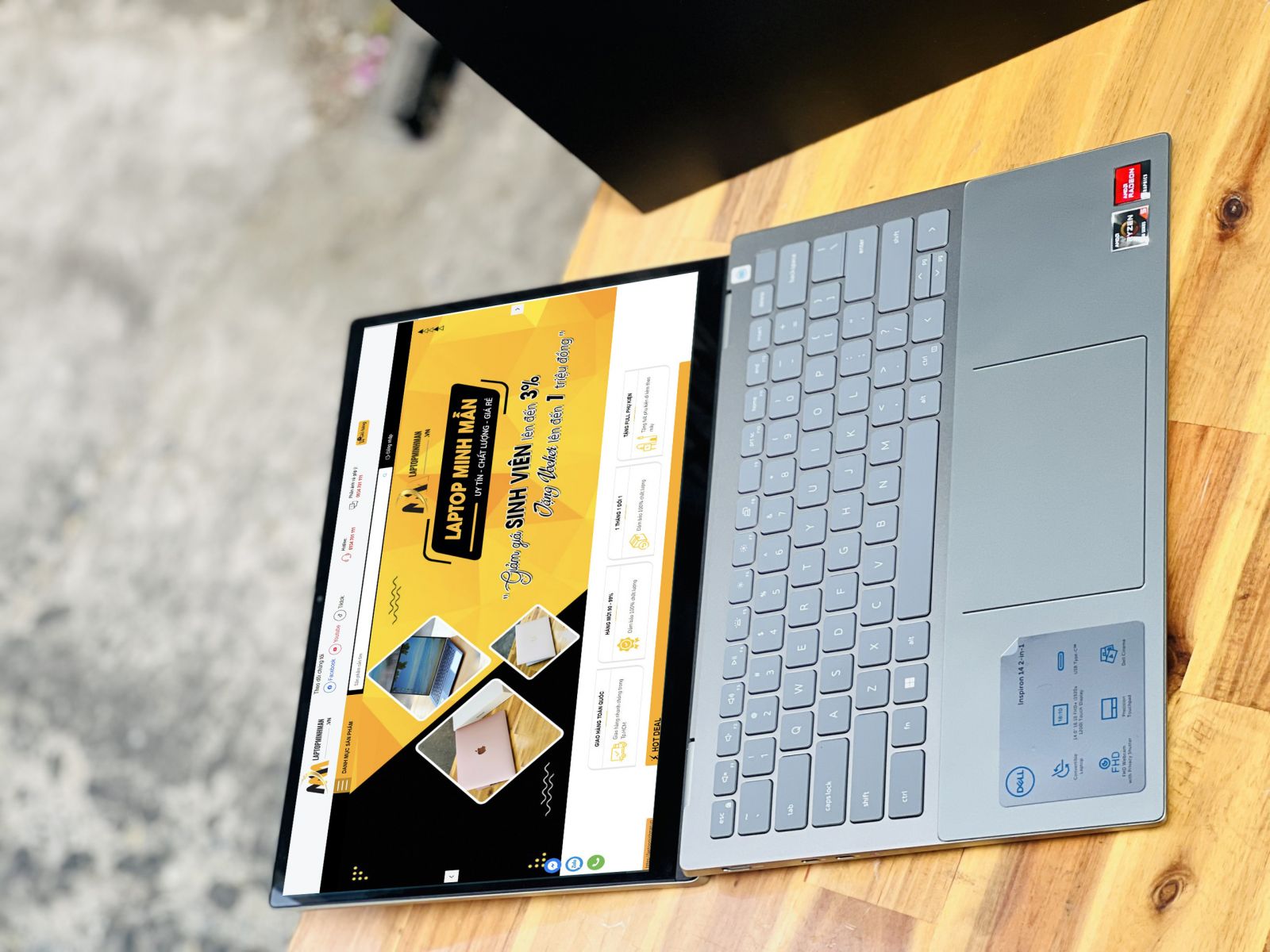 DELL INSPIRON 7425 2IN1 RYZEN 5 5625U GIÁ RẺ