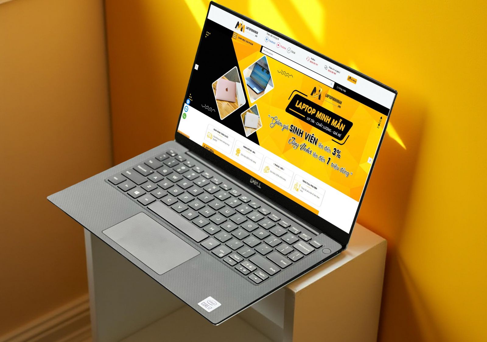 LAPTOP DELL CŨ MÀN HÌNH TRÀN VIỀN GIÁ RẺ