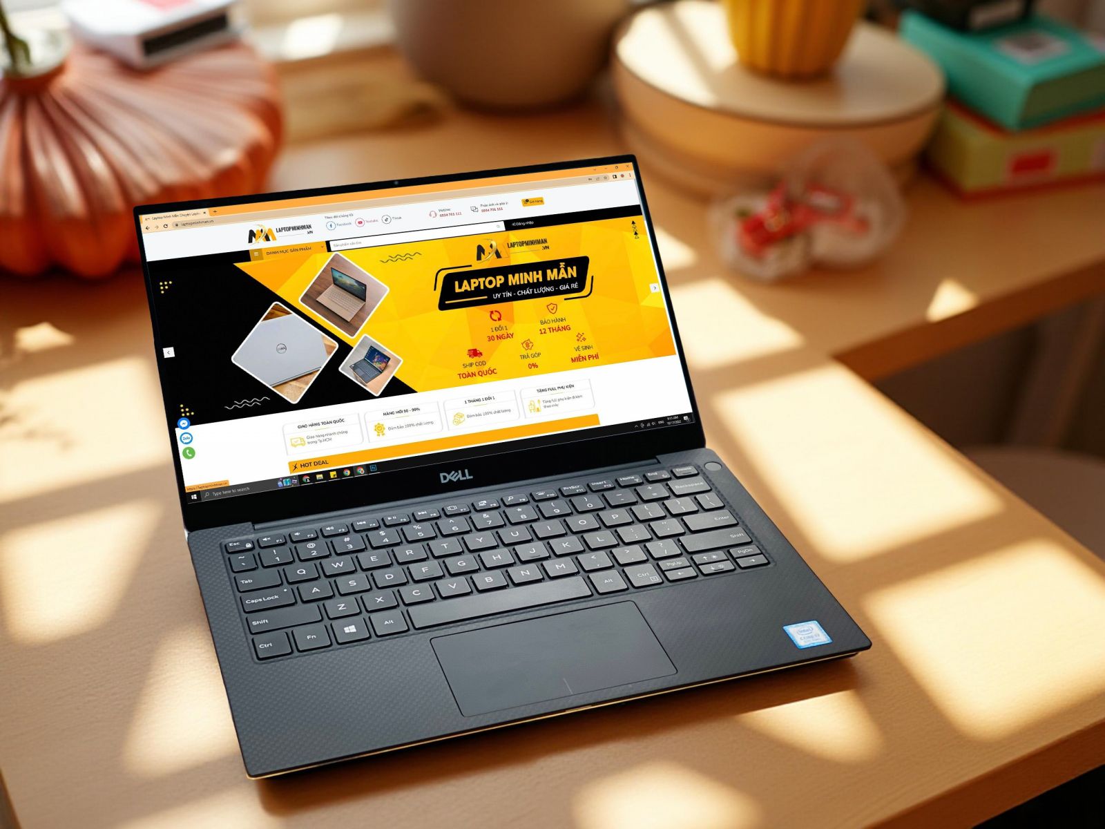 LAPTOP DELL CŨ MÀN HÌNH TRÀN VIỀN GIÁ RẺ
