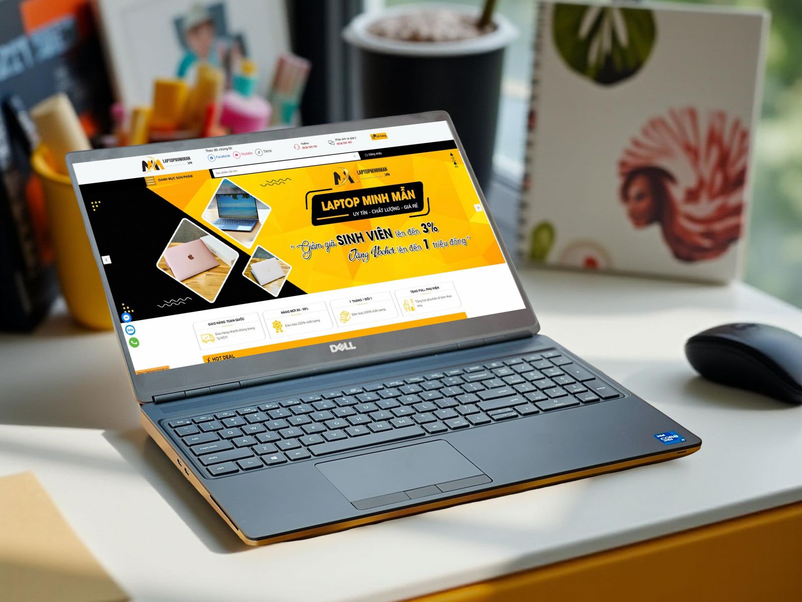 LAPTOP DELL LÀM ĐỒ HỌA RAM 16GB GIÁ RẺ