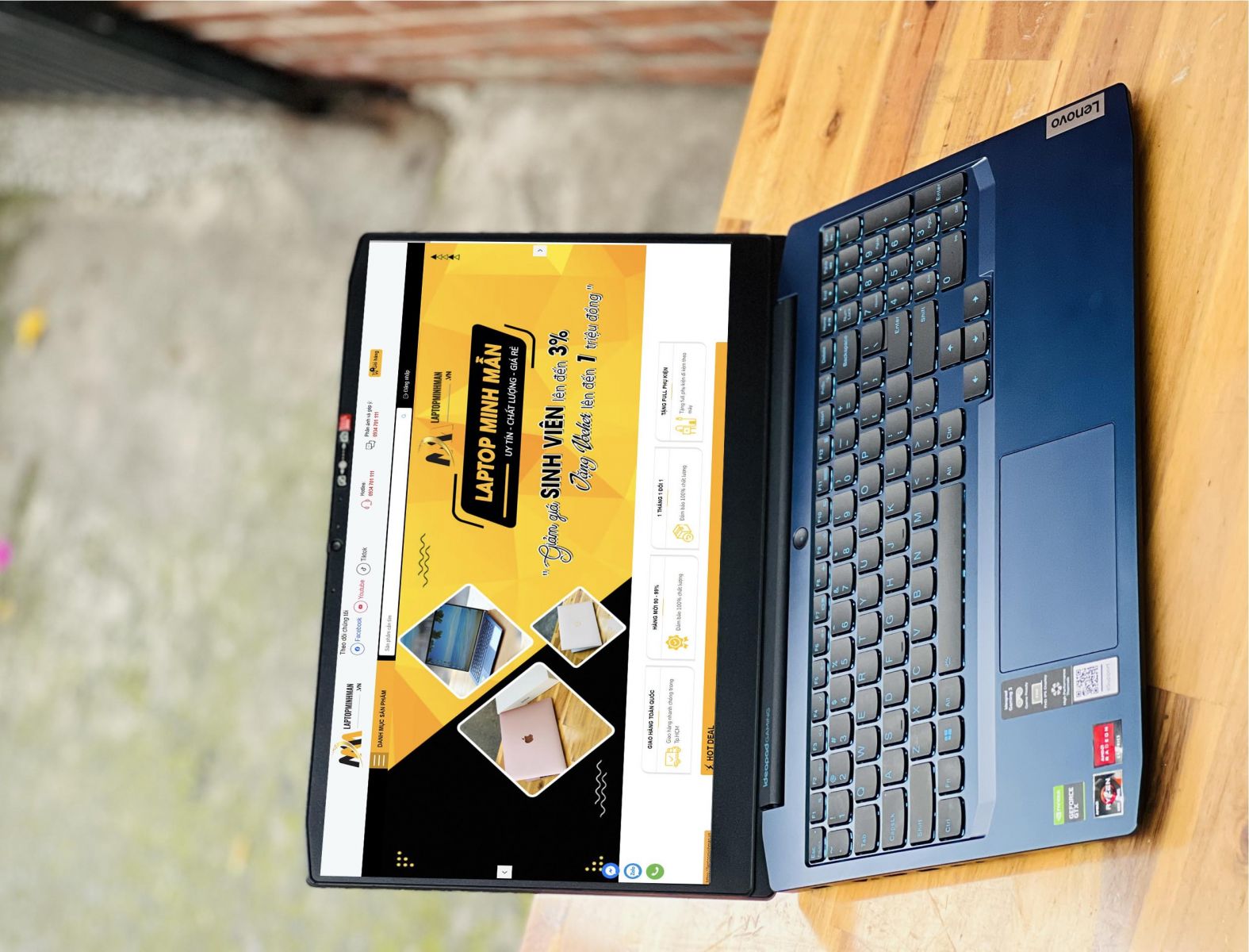 LENOVO IDEAPAD GAMING 3 15ARH05 RYZEN 7 4800H GTX1650Ti GIÁ RẺ