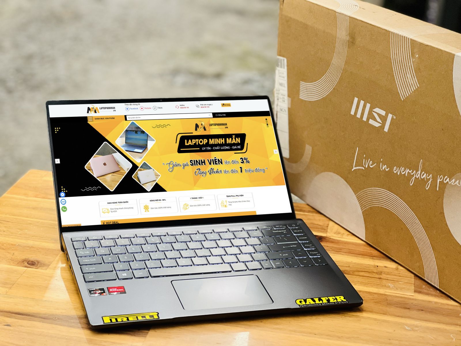 MSI MODERN 14 B5M RYZEN 5 5500U GIÁ RẺ