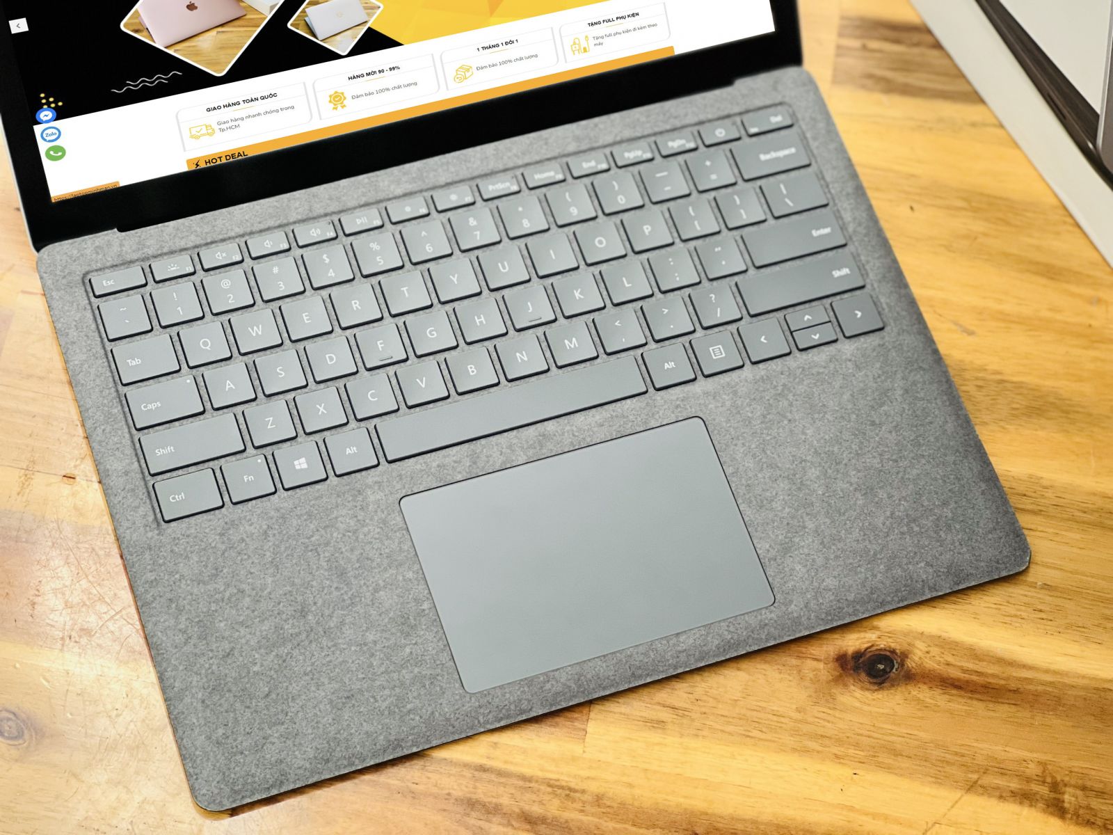 MICROSOFT SURFACE LAPTOP 4 RYZEN 5 4680U RAM 8GB SSD 256GB 13INCH 2K CẢM ỨNG GIÁ RẺ 