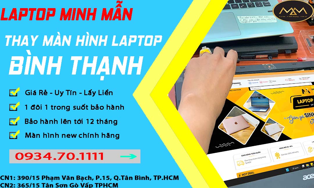 Thay Màn Hình Laptop Bình Thạnh