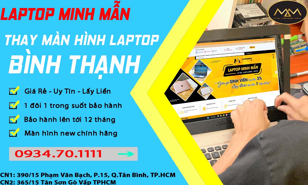 Thay Màn Hình Laptop Bình Thạnh