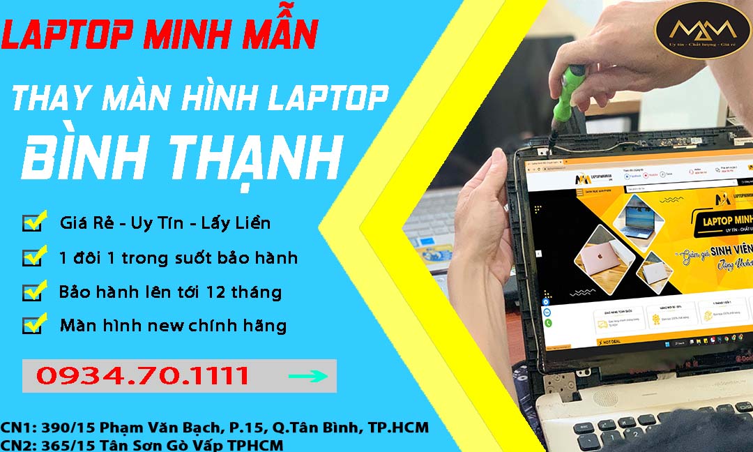 Thay Màn Hình Laptop Bình Thạnh
