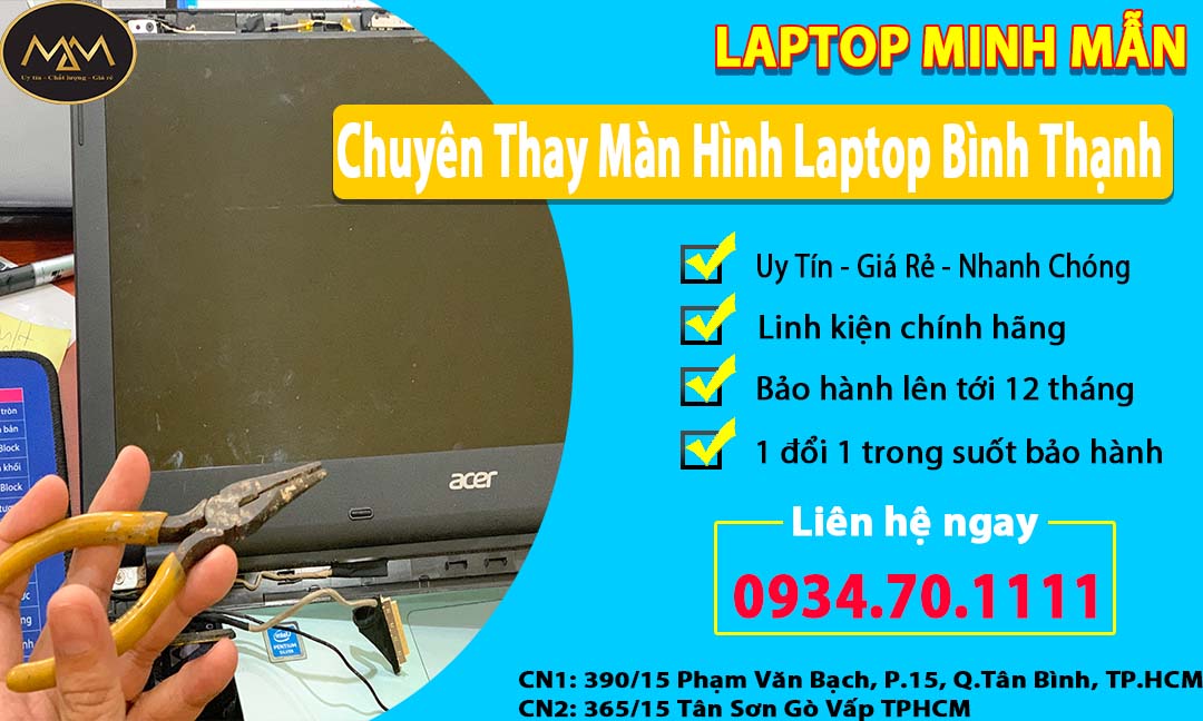 Thay Màn Hình Laptop Bình Thạnh