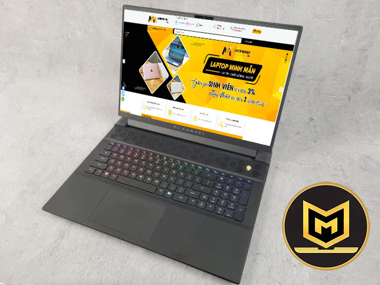 DELL ALIENWARE M18 R1 i9 13900HX RAM 32GB SSD 1TB RTX 4080 LAPTOP CHUYÊN GAME