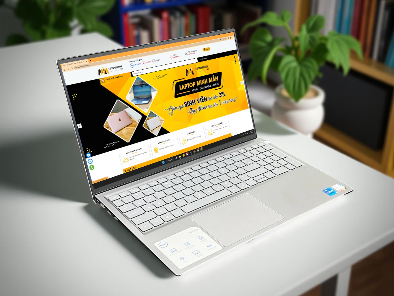 LAPTOP DELL CŨ MÀN HÌNH TRÀN VIỀN GIÁ RẺ