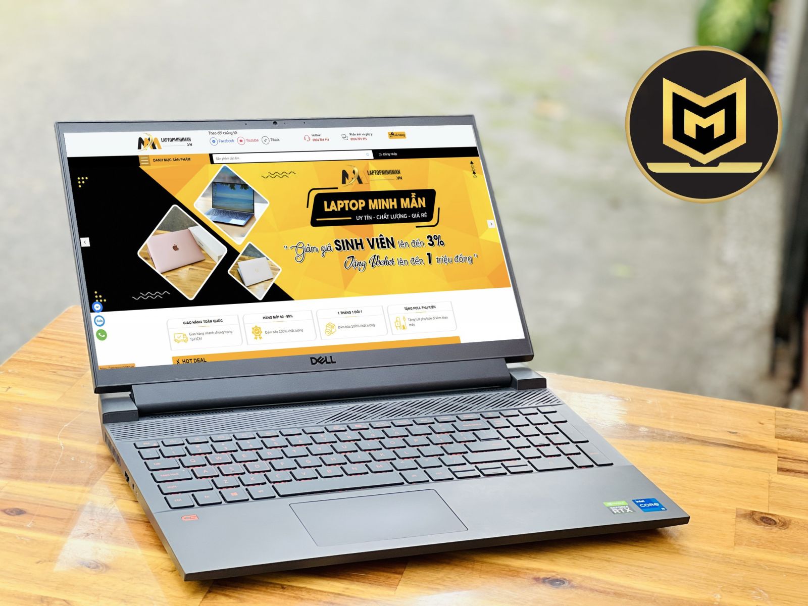 LAPTOP DELL LÀM ĐỒ HỌA RTX 3050 GIÁ RẺ