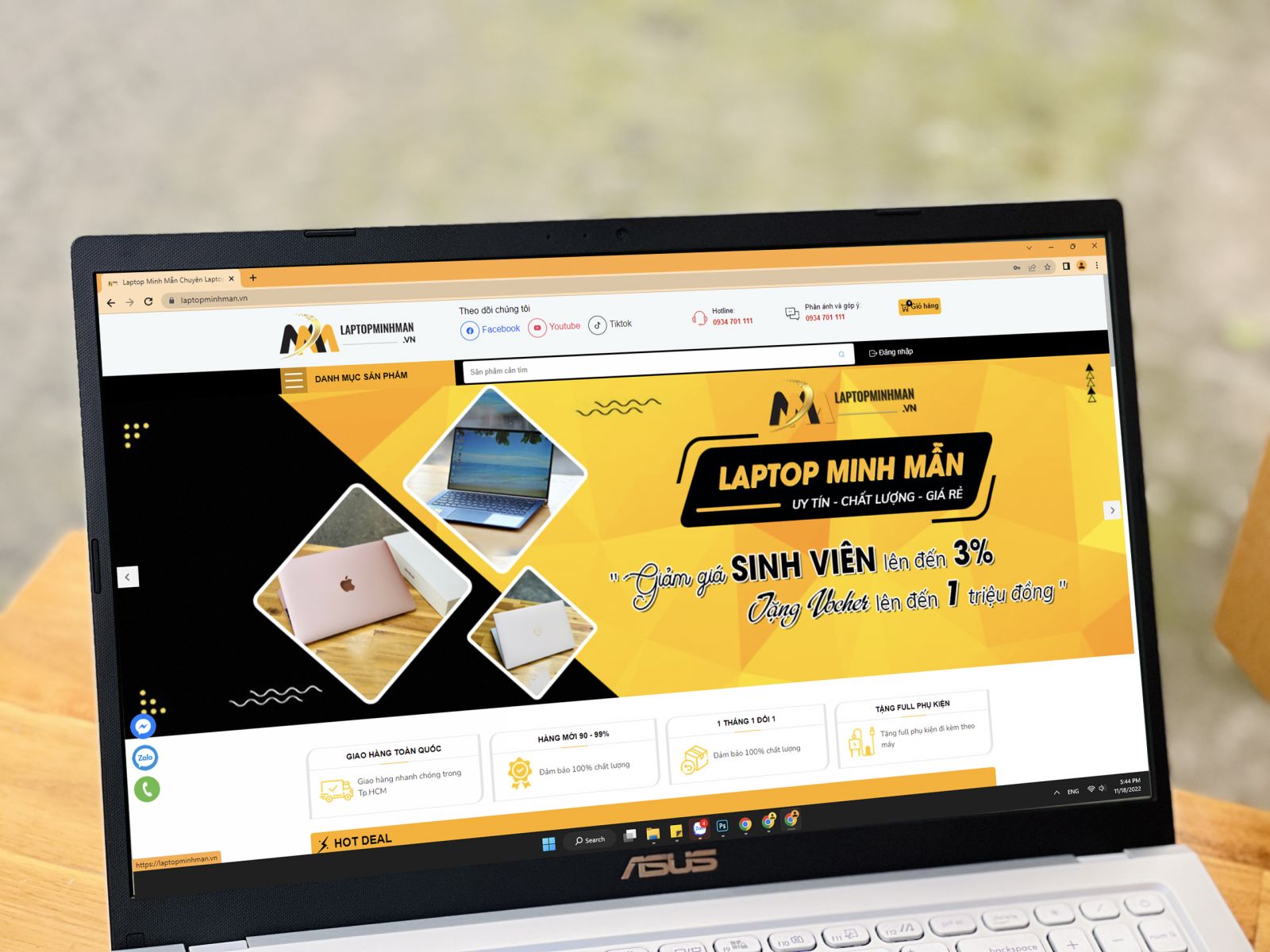 Asus Vivobook X515JA i7 1065G7/ Ram8G/ SSD256/ 15.6inch/ Full HD/ Viền Mỏng/ Full Phím Số/ Giá rẻ