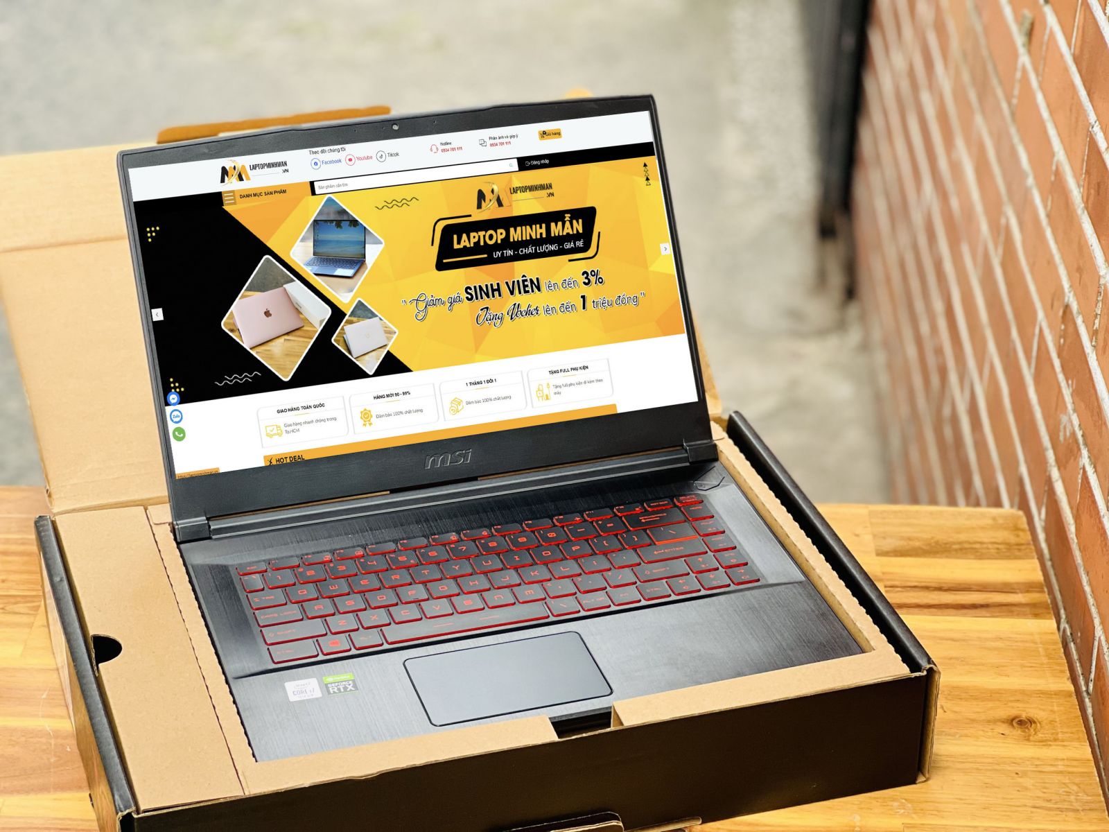 MSI GAMING GF65 THIN 10SER i7 10750H GIÁ RẺ