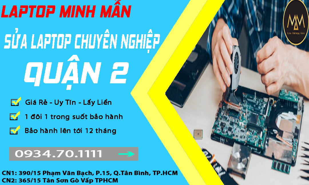 Sửa Laptop Chuyên Nghiệp Quận 2