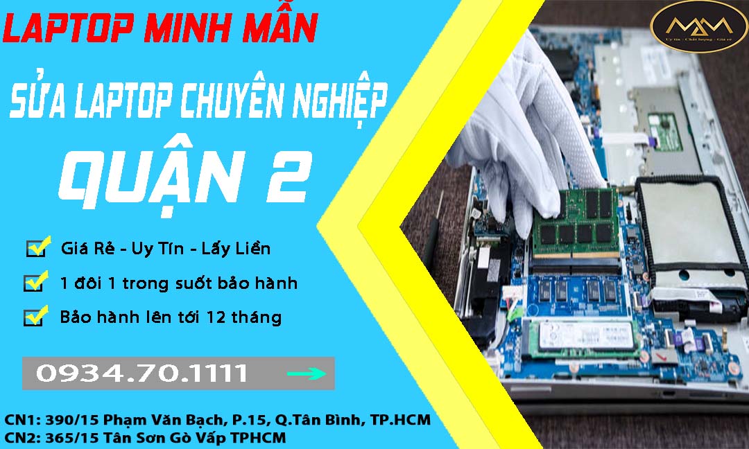 Sửa Laptop Chuyên Nghiệp Quận 2