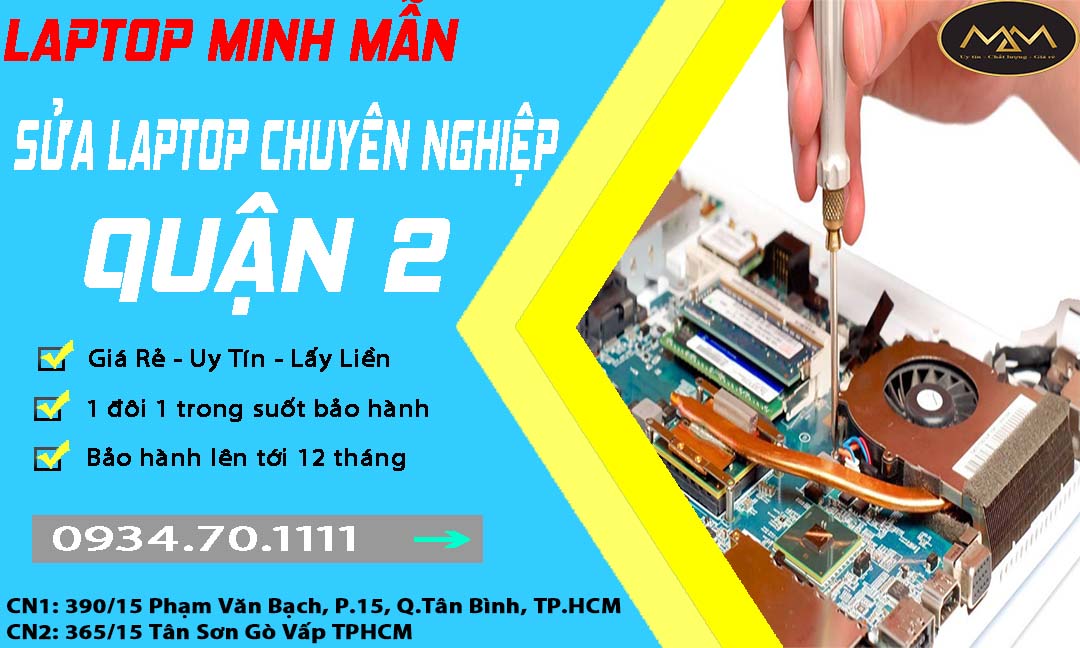 Sửa Laptop Chuyên Nghiệp Quận 2