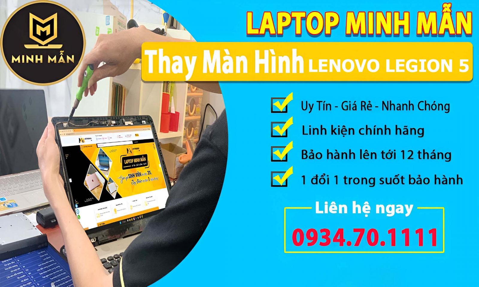 THAY MÀN HÌNH LENOVO LEGION 5