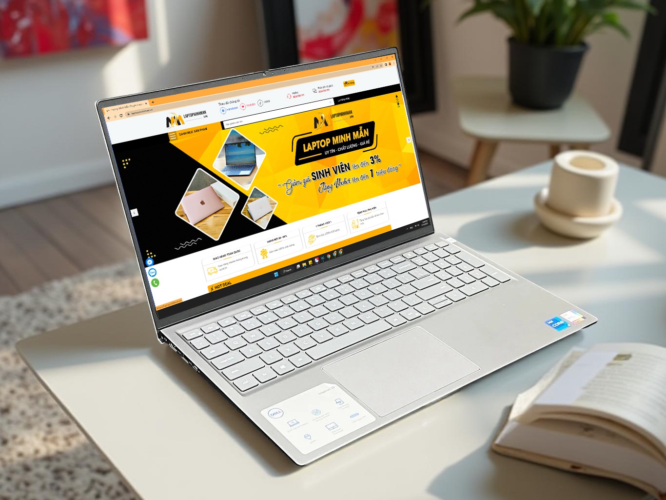 LAPTOP DELL CŨ MÀN HÌNH TRÀN VIỀN GIÁ RẺ