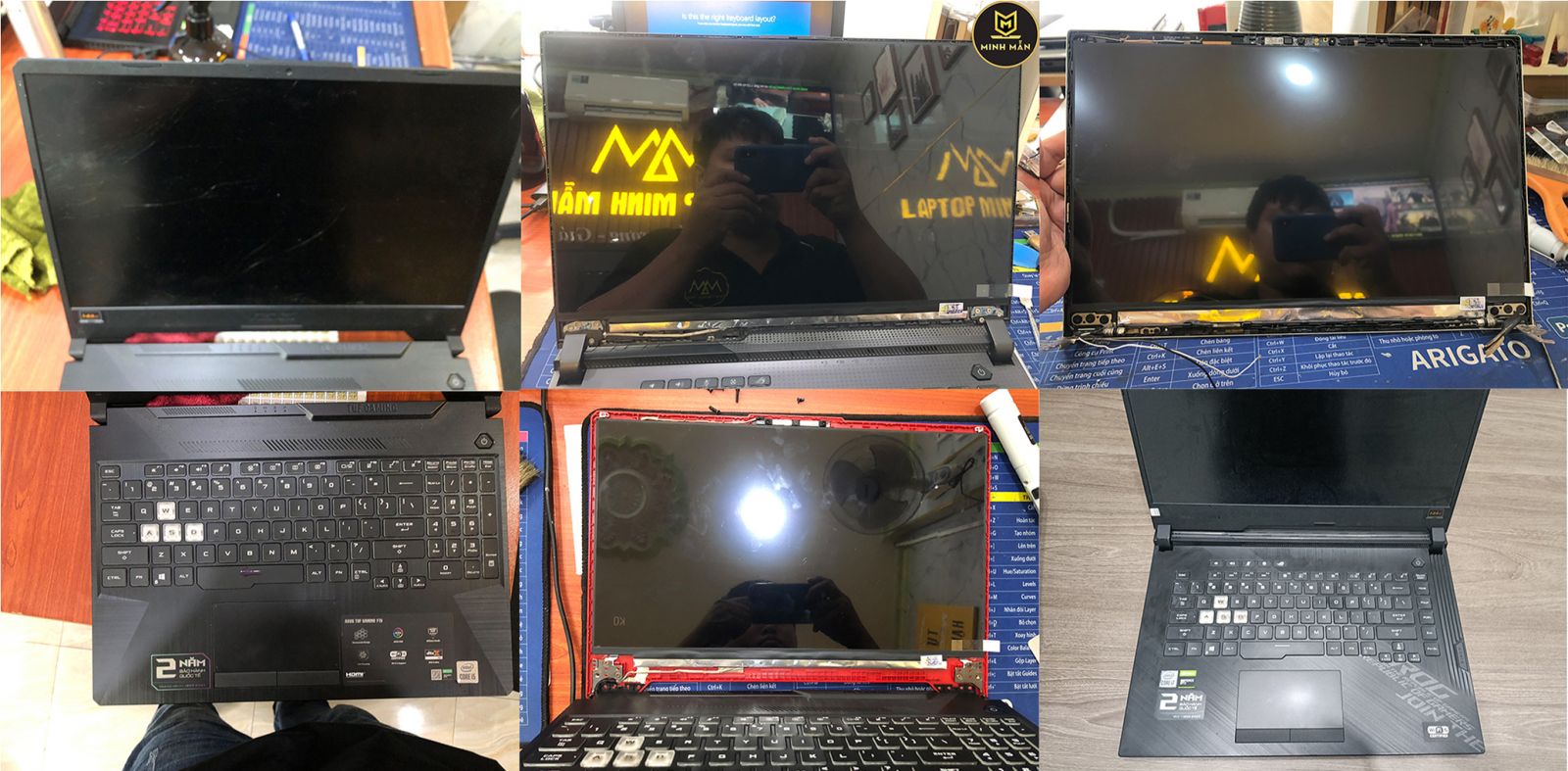 THAY MÀN HÌNH LAPTOP ASUS ROG STRIX TPHCM