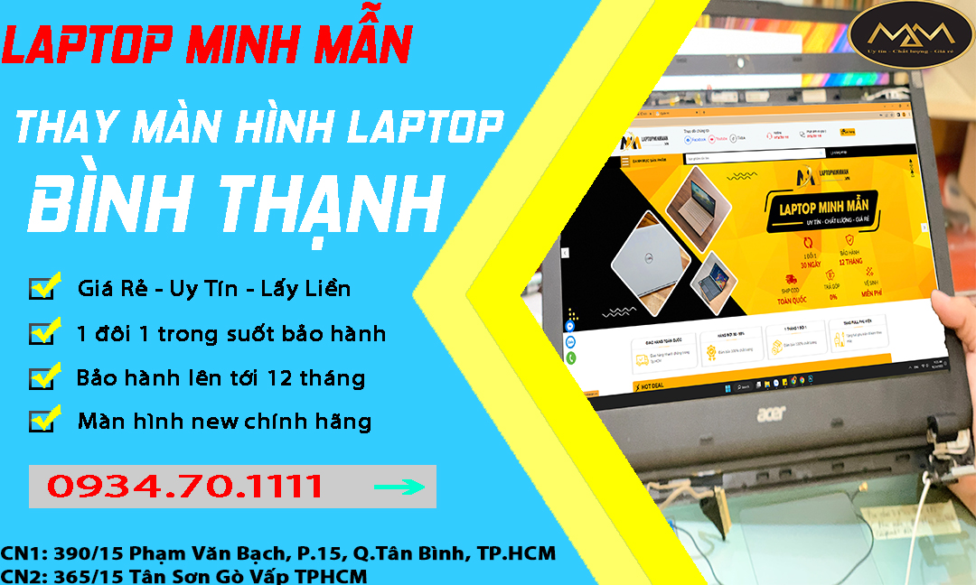 Thay Màn Hình Laptop Bình Thạnh