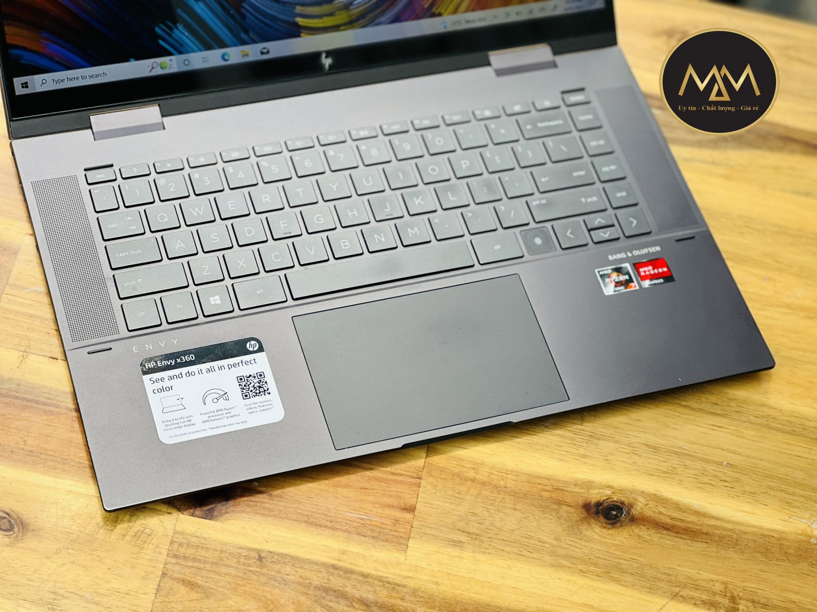 HP Envy X360 Convertible 15m ryzen 7 5700U giá rẻ