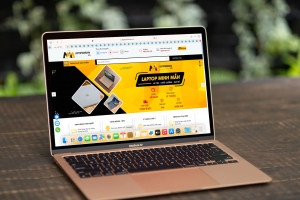MACBOOK AIR M1 RAM 8GB SSD 256GB MÀU VÀNG HỒNG GIÁ RẺ